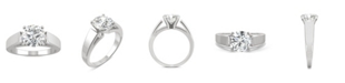 Charles & Colvard Moissanite Solitaire Ring 1-9/10 ct. t.w. Diamond Equivalent in 14k White Gold